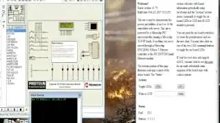 Ethernet Simulation Using Proteus