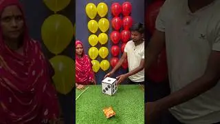 Ludo Roll & Pop Red & Yellow Balloon Challenge #shorts
