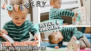 LOVEVERY PLAY KIT UNBOXING | The Observer Play Kit for 37-39 Months | Lovevery Play Kit Reviews