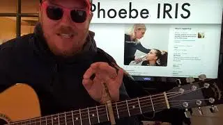 How To Play Iris guitar Phoebe Bridgers Maggie Rogers // easy guitar tutorial beginner lesson chords