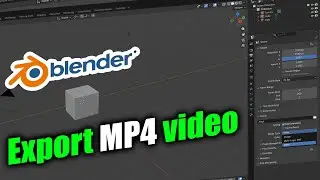How to export animation in blender as mp4