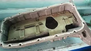 Замена герметика поддона Lacetti LDA