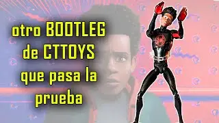 Miles Morales SH Figuarts Across the Spiderverse   CTTOYS bootleg review y unboxing