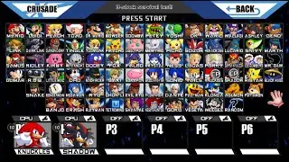 Super Smash Bros. Crusade v0.9.5 - Battle #24: Knuckles vs Shadow