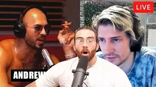 Hasan reacts to Andrew Tate Vs XQC DEBATE
