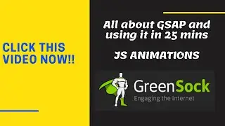 GSAP || JS Animations || GSAP HTML JS || Dev All