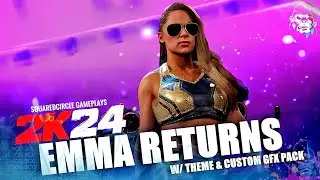 WWE 2K24 Emma w/ Entrance Theme & Custom GFX Pack | New WWE 2K24 PC Mods
