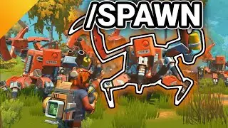 How to use /spawn in Scrap Mechanic Survival