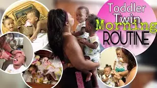 Toddler Twins Morning Routine!