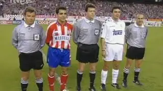 Derbi en el Vicente Calderón (Liga 95/96): ATLÉTICO DE MADRID 0-2 REAL MADRID | Fútbol RTVE 