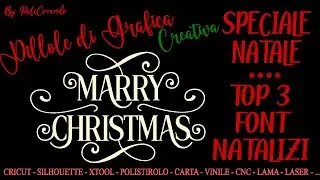 SPECIALE NATALE: TOP 3 FONT NATALIZI da utilizzare con INKSCAPE