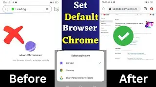 how to set chrome as default browser in vivo 2023 | Remove Vivo Browser