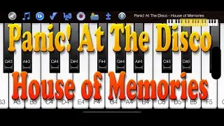 Panic! At The Disco - House Of Memories - How to Play Piano Melody