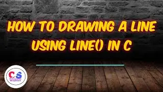 How to Draw a Line using line( ) in C Programming
