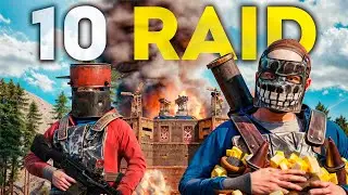 ARALIKSIZ 24 SAAT RUST OYNAYIP 10 TANE RAİD ATTIK I Rust Türkçe