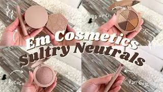 Em Cosmetics Sultry Neutrals • Da Vinci • Rococo • Van Gogh