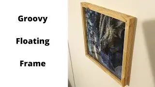 How to make a floating picture frame/how to make floating frames (Easy)