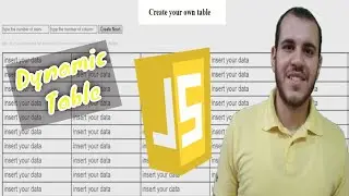 JavaScript Tricks | Create a dynamic HTML table | JavaScript exercise