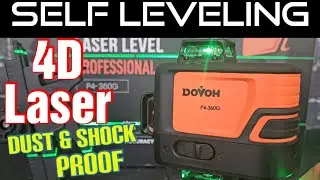 Dovoh Laser Level Professional P4 360G 4-plane - Cross line laser test -