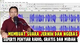 HOW TO MAKE A CLEAR AND FREE VOICE IN AUDACITY, make your voice sound like a radio announcer