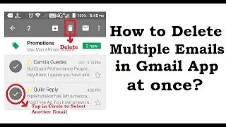 How to delete all mail in gmail at once ? delete all mail in once ?