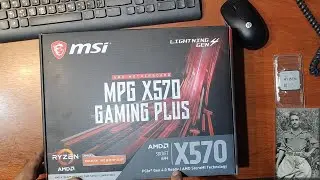 Motherboard msi x570 gaming plus| Unboxing