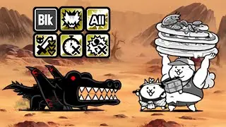 Against Crocodylidae Kurocroc! Empress' Excavation 5!! [The Battle Cats]