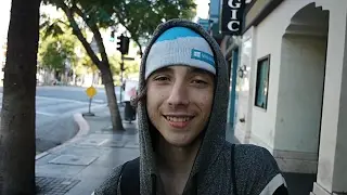 EJ is 18. He told me he has been homeless for 11 years.