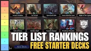Ranking All 10 Free Decks on MTG Arena for New Players– Tier List for Starter Deck Duels!