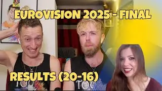 EUROVISION 2025 - GRAND FINAL - RESULTS (20-16) - TOY & GOY EDITION