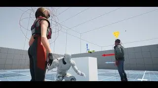 UE5 SideAction Game Test AI Attack Test