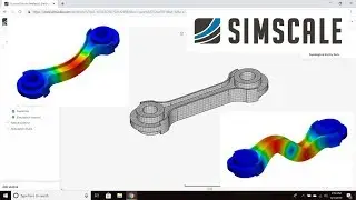 Modal Analysis with Simscale | Connecting Rod