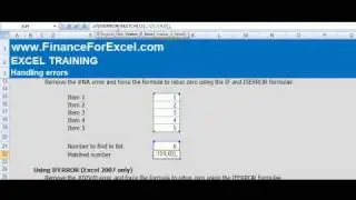 Error Handling in Excel