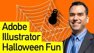 Adobe Illustrator Tutorial: Make A Halloween Spider Web with Adobe Illustrator