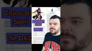 Chaos Bolt Spell 5e D&D (no music) 
