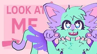 Look at me // meme // commission (FlipaClip)