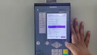 SIPROTEC 7SJ81 Settings from Front Panel