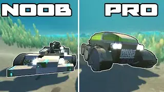 Noob vs PRO UnderWATER Race Challenge! - Scrap Mechanic