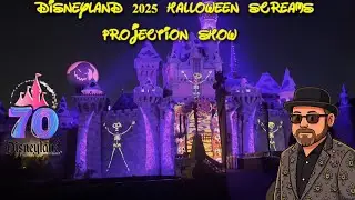 Halloween Screams Projection Show Disneyland 2025 | Halloween at Disneyland