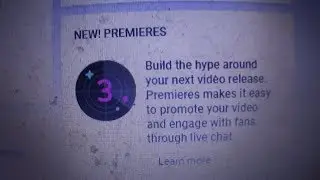 How to use the NEW Premiere feature on your Youtube channel (Instructional Video)