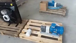 Автономная станция охлаждения для масла повышенной вязкости.