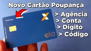 Where can I find the branch, account number, check digit, and CVV code on the new Caixa Savings A...