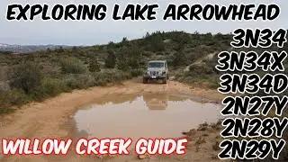 Exploring Willow Creek Jeep Trail 3N34 to Devil's Hole (3N34D) Also 2N27Y, 2N28Y & 2N29Y