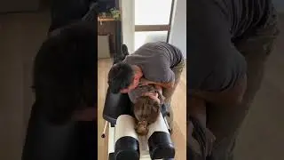 Dr Zachary Trajkovski from Thein8life #geelong #chiropractic studio adjusting #family #chiropractic