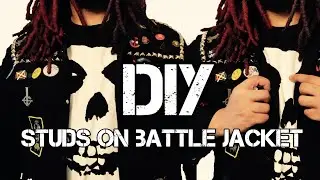 DIY: Studs On Battle Jacket
