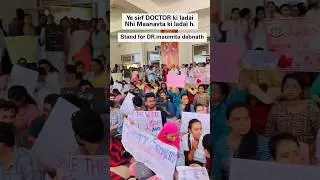 Let’s stand together for JUSTICE✊#rgkarmedicalcollege #doctors