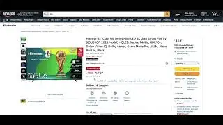 Best Time to Buy a TV on Amazon