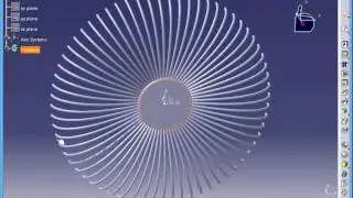 Catia V5 tutorials for beginners, full, SAFETY NET OF FAN IN CATIA V5