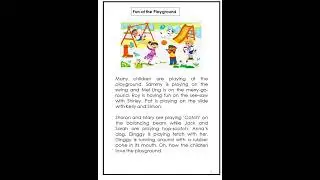 Fun at the playground #englishstoryreading #listeningandlearning #storylistening #listeningactivity