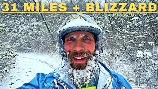 31 Miles...in a BLIZZARD || My First Official Ultramarathon!
